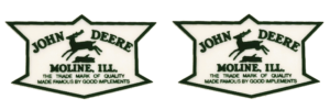 Decal John Deere Logo Old - Green 1/4in. - DJ1904