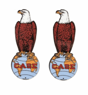 Decal Case Eagle Colored 7/16" tall - Logo DC997