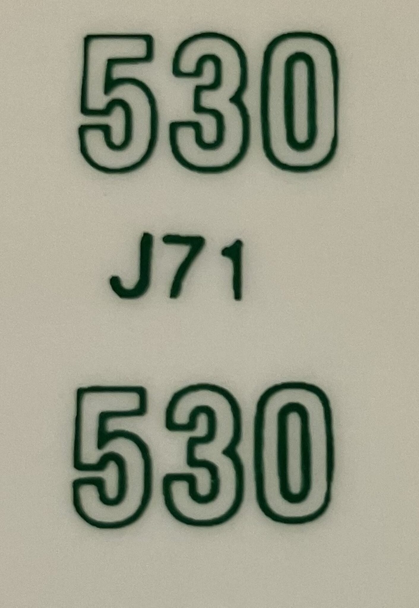 Decal 116 John Deere 530 Model Numbers Green Dj71 Midwest Decals And Farm Toys 8922