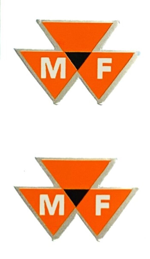 Decal Massey Ferguson Logo (Pair) Red 5/8