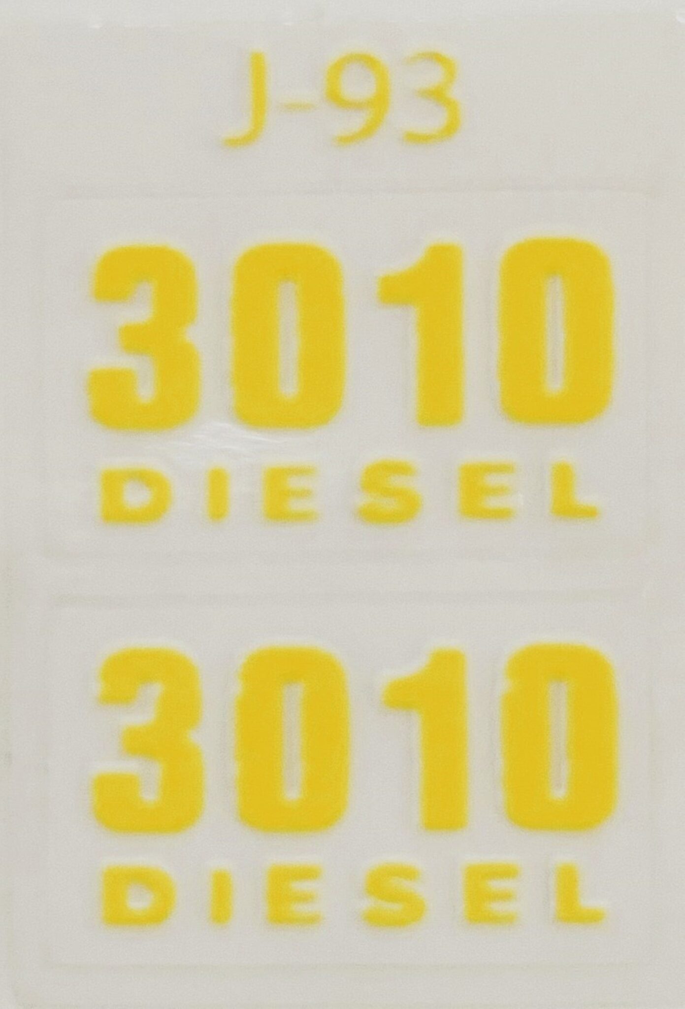 Decal 116 John Deere 3010 Diesel Model Numbers Dj93 Midwest Decals And Farm Toys 1932