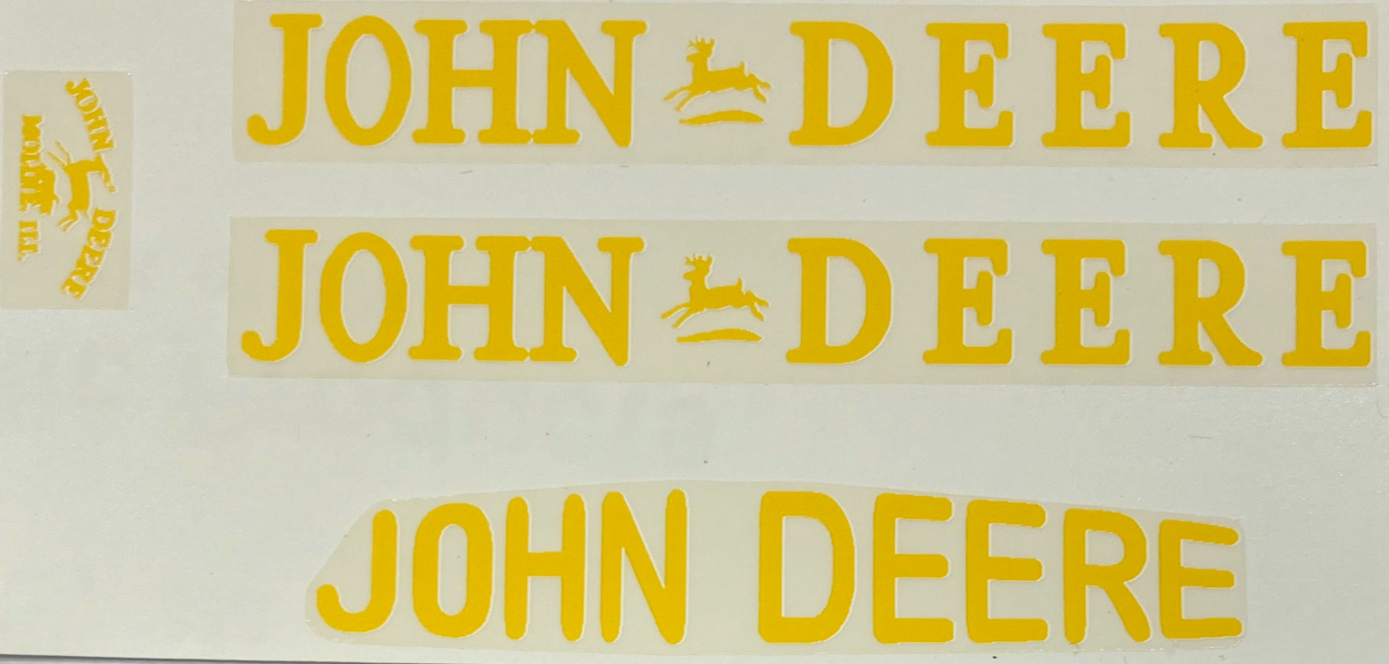 Genuine John Deere LT150 Automatic Decal Set AM131664 – Lower Hood Riding Mower Vinyl Graphics