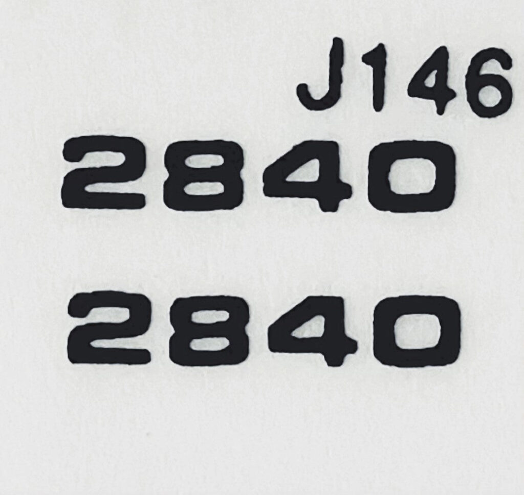 Decal 116 John Deere 2840 Model Numbers Dj146 Midwest Decals