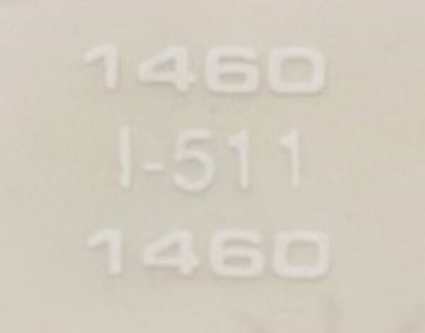 Decal 1/32 IH 1460 Model Number - DI511