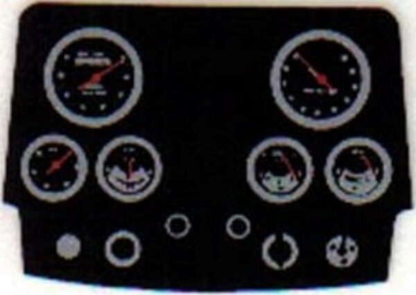 Decal 1/16 Oliver Black Dash for 1800 DO28