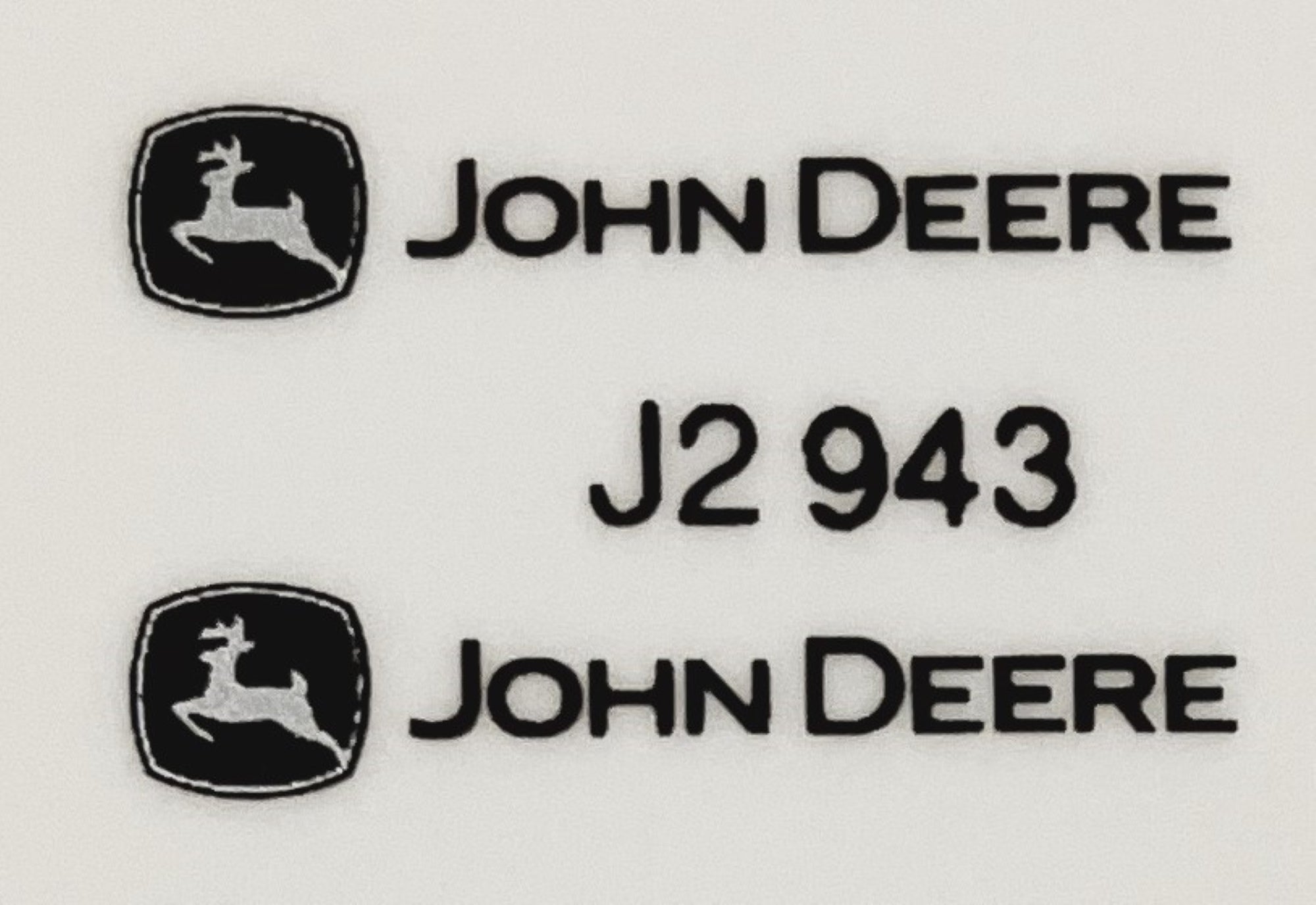 John Deere Logo Vinyl Sticker Decal – AgriSpec, Self-Adhesive, Tractor & Farm Decor