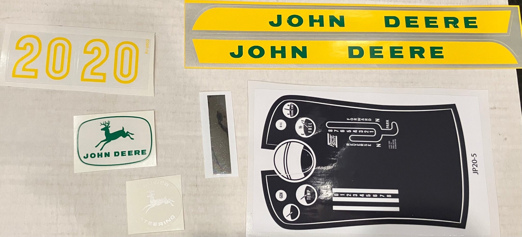 Decal John Deere 20 Series Early 1960's Pedal Tractor DPJ1502 Midwest