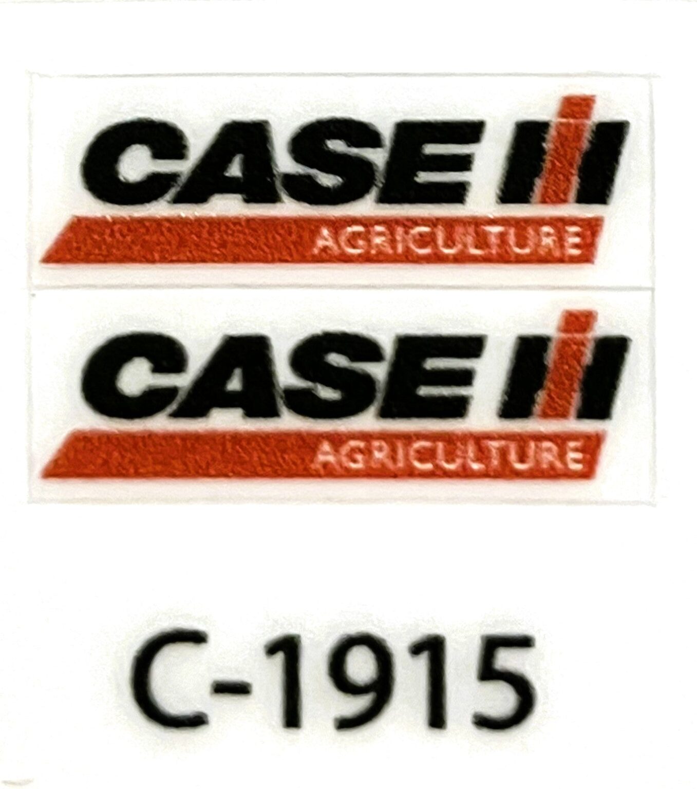 Decal Case IH Logo Ag 1/16 black/red DC1915 Midwest Decals & Farm Toys