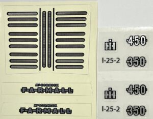 Decal 1/16 Farmall 450 or 350 set - DI25