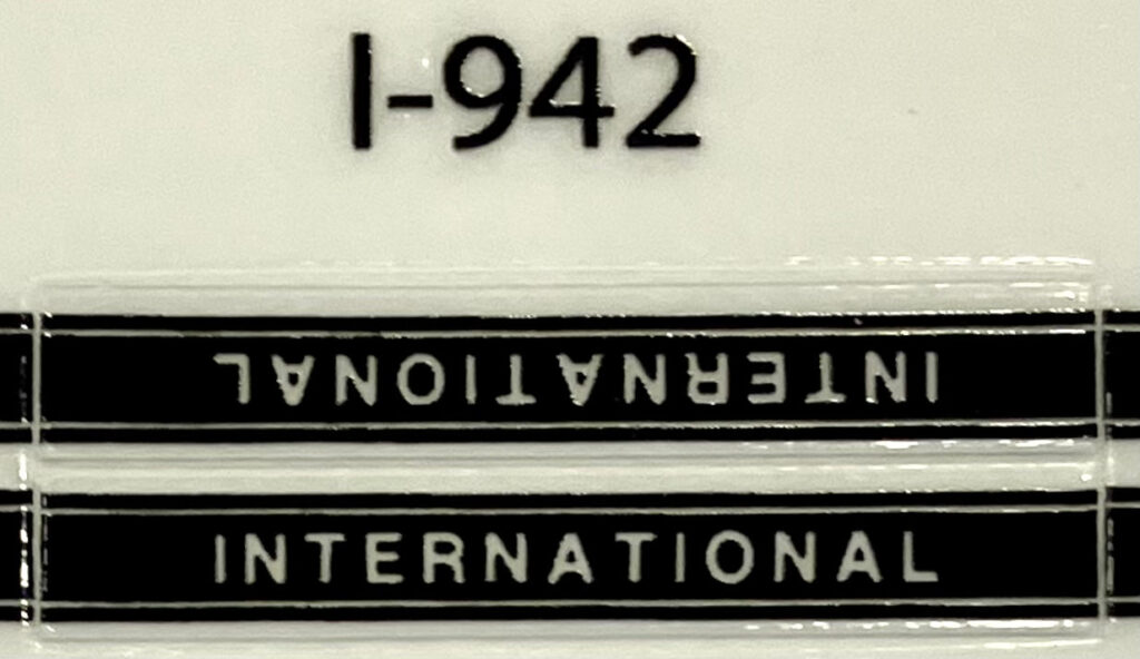 Decal International Stripe (black on clear) 1 1/8