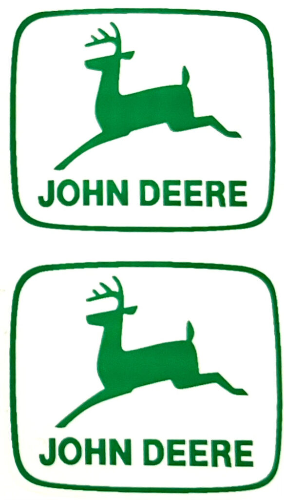 Decal John Deere Logo Dj G Midwest Decals Farm Toys