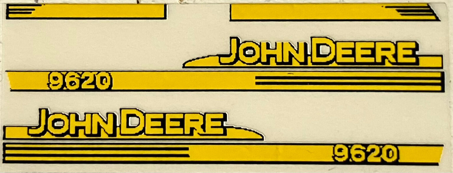 Decal 1/64 John Deere 9620 Hood Stripes DJ1792 Midwest Decals