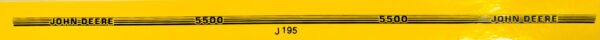 Decal 1/16 John Deere 5500 Hood Stripes - DJ195