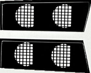 Decal 1/16 John Deere 50 Series Fender Lights - DJ239B