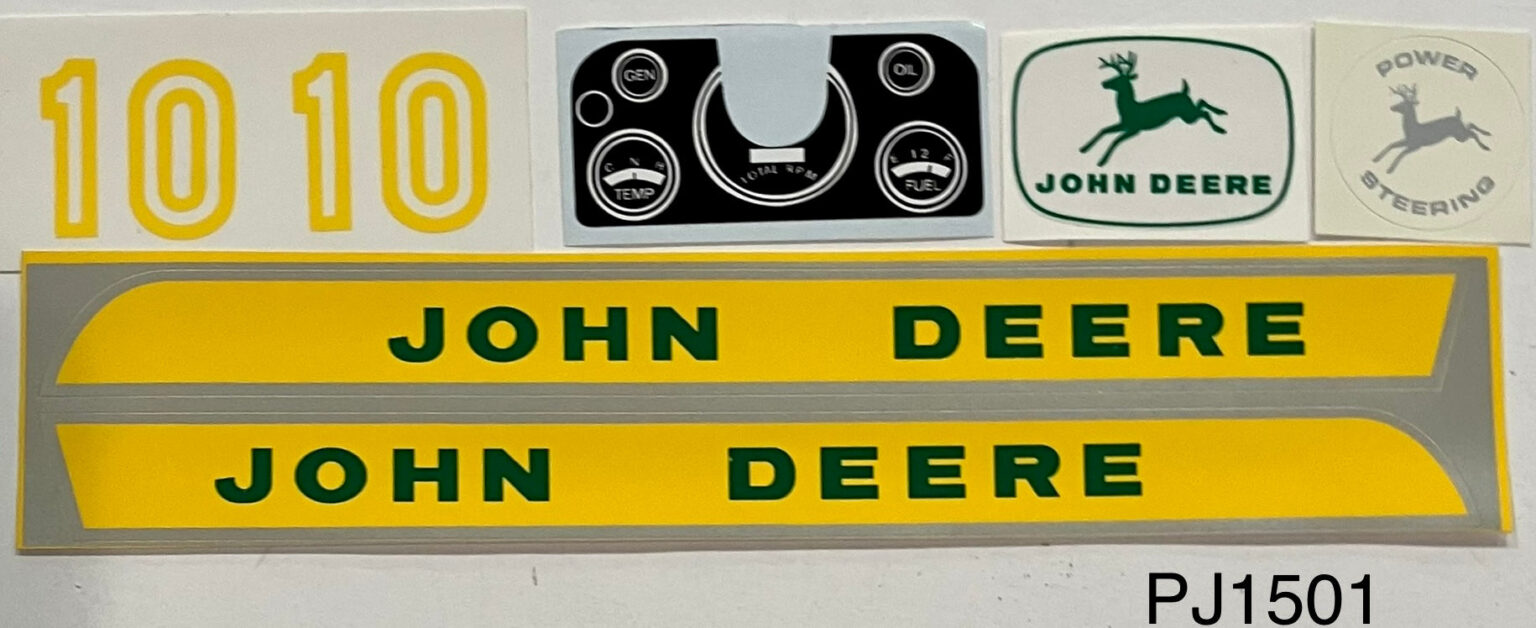 Decal John Deere 10 Series 1960's Pedal Tractor DPJ1501 Midwest