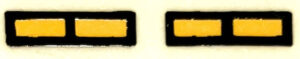 Decal 1/16 IH 66 Series Lamps - Amber, Black - DX234