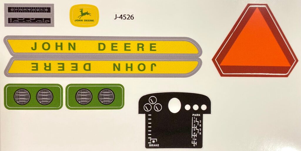 Genuine John Deere Dash Panel Decal - Part Number M152787, Brand New