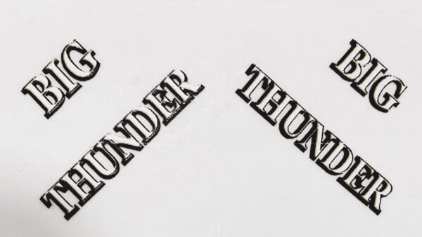 Decal 1/16 Big Thunder - DX657