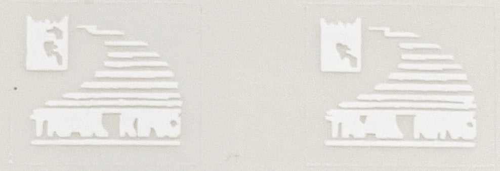 thumbnail image 2 of Circus City Decals Semi Mud Flap Decal Set - 1:87 Scale HO Gauge Waterslide 2 of 6