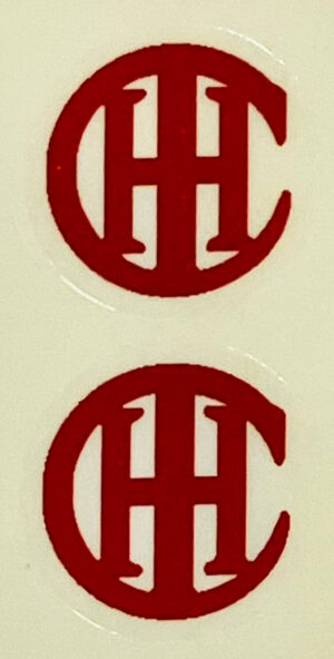 Decal IHC Logo red 1/2 inch DI956