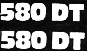 Decal 1/32 Hesston 680DT Model # - DH602