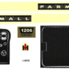 Decal 1/08 Farmall 1206 Set - DI4513
