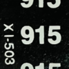 Decal 1/16 IH 915 Model Numbers - DXI503