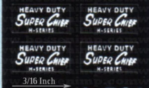 Decal 1/16 IH Plow No 60 Super Chief moldboard plow 3/16" DI560