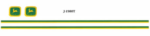 Decal 16 John Deere Implement Truck Set - 1/2" - DJ1980T