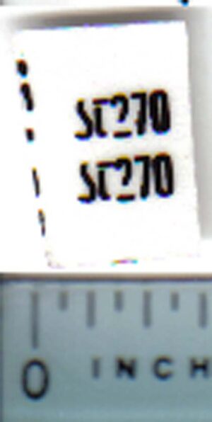 Decal 1/32 Steiger ST270 Model Number - DS602