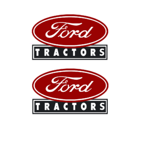Decal Ford Logo (Pair) 3/4" DF931
