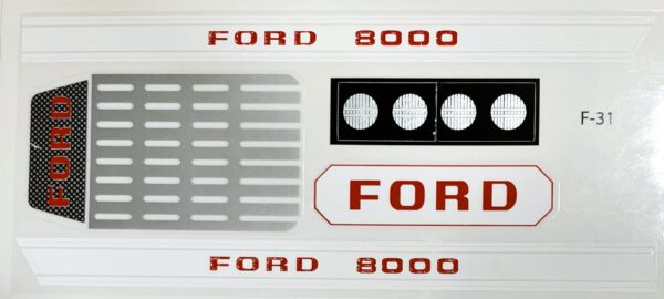 Decal 1/12 Ford 8000 Set (small) DF31