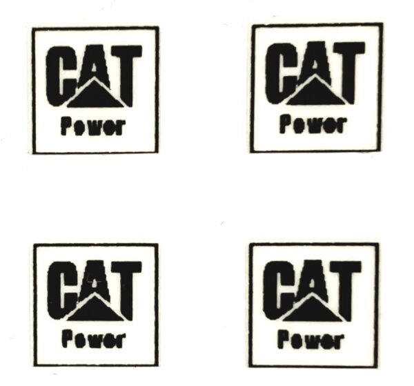 Decal CAT Power (4) 5/16" DCT929