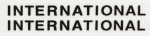 Decal International Logo (black on clear) 2 1/2" DI931