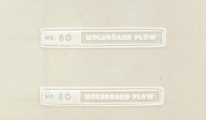 Decal 1/16 International Plow No 60 moldboard plow 3/4 inch DI561R
