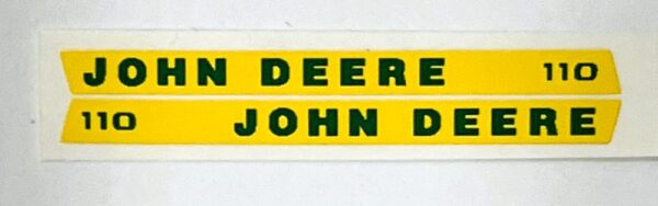 Decal 1/16 John Deere L&G 110 DJ401