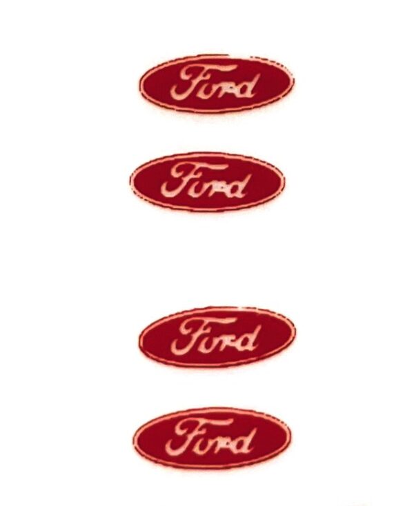 Decal Ford Smallest (red) 1/4" DF945R