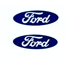 Decal Ford Small (blue on white) 1/4" DF948