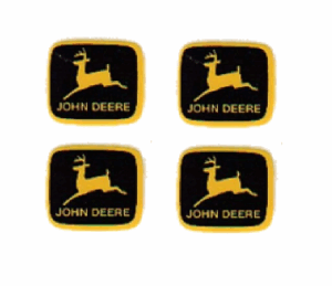 Decal John Deere Logo (4) - 1/4" - DJ974C