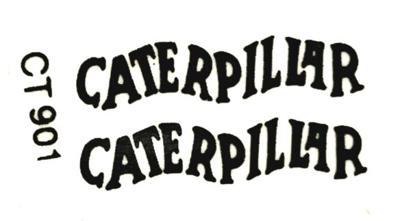 Decal Caterpillar Logo (black) DCT901