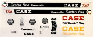 Decal 1/16 Case 730 Comfort King Set DC15C