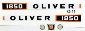 Decal 1/16 Oliver 1850 set  DO11