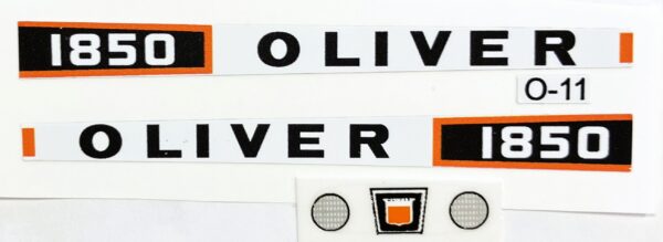 Decal 1/16 Oliver 1850 set  DO11
