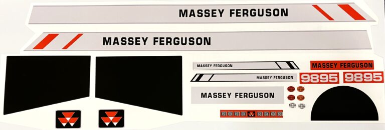 Ferguson Decals Decal Massey Ferguson Pedal Combine 9895 DPM5901 - Midwest Decals ...
