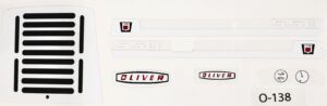 Decal 1/16 Oliver 550 Set DO138