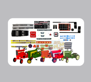Pedal Tractor Decals