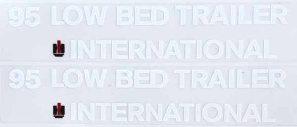Decal 1/16 IH Low Bed Trailer DI549