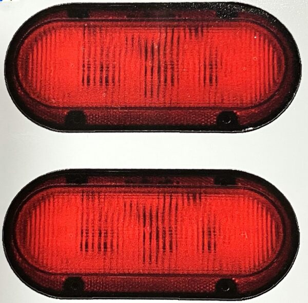 Decal Tail Lights for pedal tractors New- DPX1008