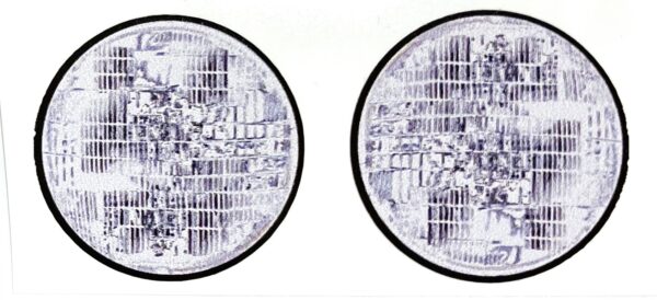 Decal Head Lights for pedal tractors New- DPX1006