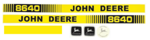 Decal John Deere 8640 Pedal Tractor DPJ1642